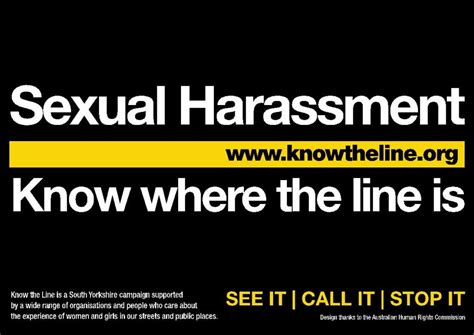 ‘know The Line Campaign Against Sexual Harassment Launches In