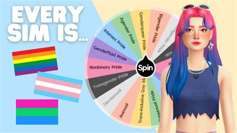 Every Sim Is A Different Pride Flag The Sims 4 Youtube