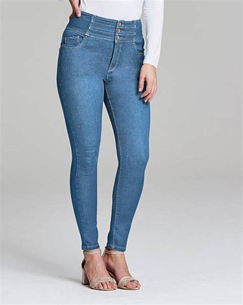 Shape Sculpt High Waist Skinny Jeans Simply Be