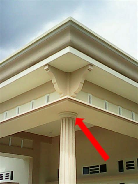 Model profil tiang teras rumah ini digunakan untuk rumah dua tingkat. Cara membuat mahkota untuk tiang bulat dari profil beton - Anton Bloger