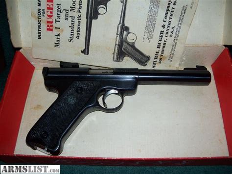 Armslist For Sale Ruger Mark 1 Target Bull Barrel Model Like New In