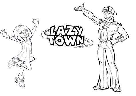 Lazytown Coloring Pages To Get Your Kids Learn A Healthy Lifestyle