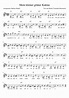 Mein kleiner grüner Kaktus sheet music for Piano download free in PDF ...