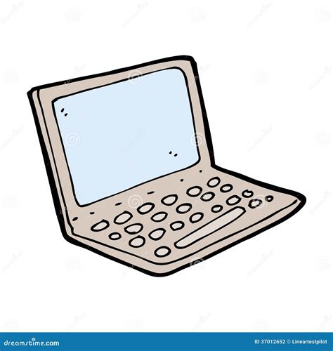 Laptop Drawing Cartoon