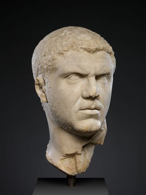Marble Portrait Of The Emperor Caracalla Roman Severan The