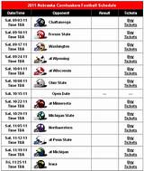 University Of Wisconsin Football Schedule Images