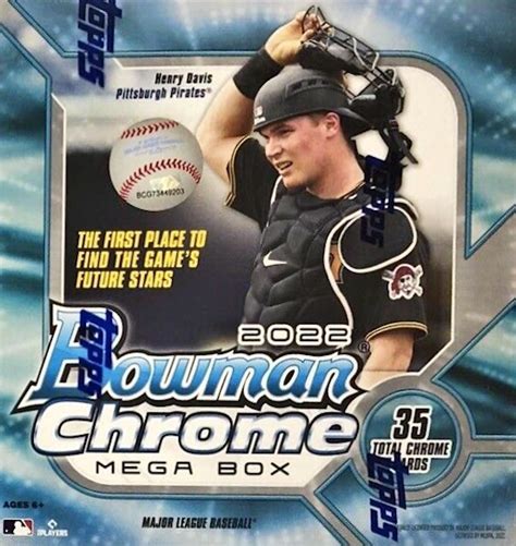 2022 Bowman Chrome Mega Box Baseball Checklist Boxes Odds
