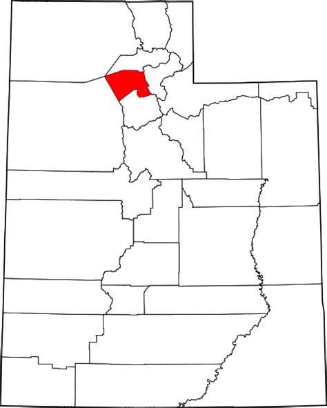 Filemap Of Utah Highlighting Davis Countysvg Wikipedia