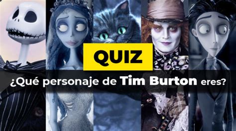 Test ¿qué Personaje De Tim Burton Eres Friki Maestro