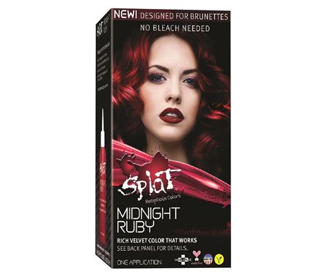 Bleach hair before using splat if you want colour to last longer. Splat Midnight Hair Color - Ruby - 6.0oz | Splat hair ...