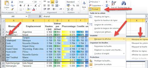 M Thodes Pour Afficher Ou Masquer Des Lignes Dans Excel Formation Excel