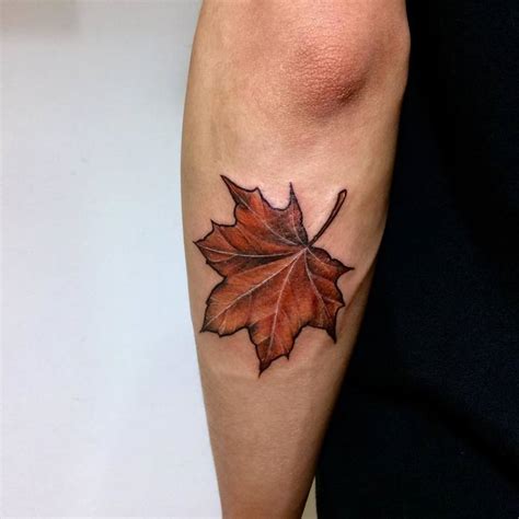 Maple Leaf Tattoo Meaning And Ideas For Men And Women 🍁