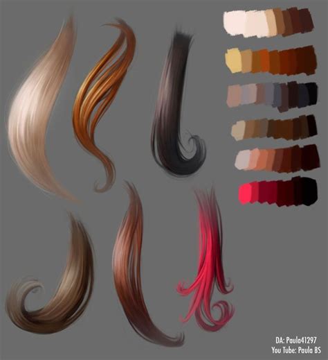 78 Best Hair Digital Painting Tutorials And Inspiration Images On