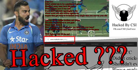 Virat Kohlis Website Hacked By Bangladeshi Hackers After Asia Cup Final