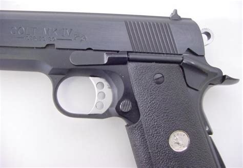 Colt Lw Commander 45 Caliber Pistol With Blue Finish Pr2444