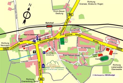 Stadtplan Löwenberg
