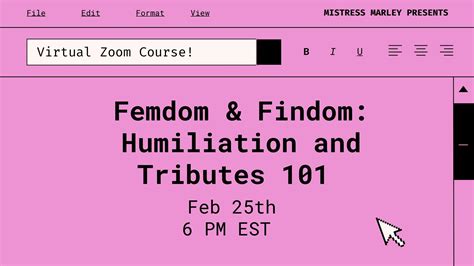 Femdom And Findom Humiliation And Tributes 101 Etsy Australia
