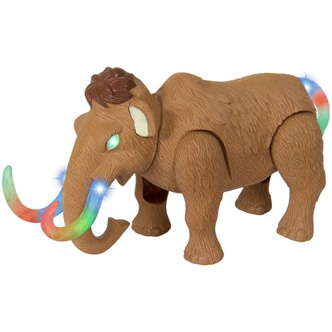 Best Choice Products Kids Walking Woolly Mammoth Animal Figurine Toy W