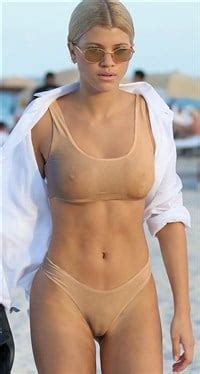 Sofia Richie Pussy Lips Nips And Ass Candid Bikini Pics