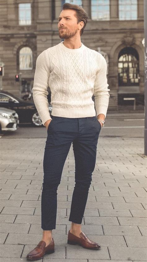 5 Cool Sweater Outfits For Men In 2019 Men Sweater Mens Fashioncat