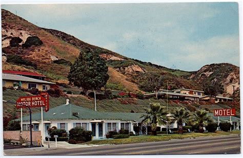 Postcard,Malibu Beach Motor Hotel,Malibu,California. | Malibu california, Malibu beaches ...