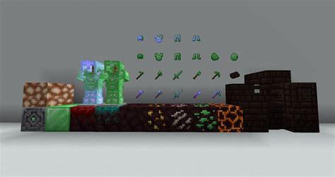 Green Netherite 119 Minecraft Texture Pack