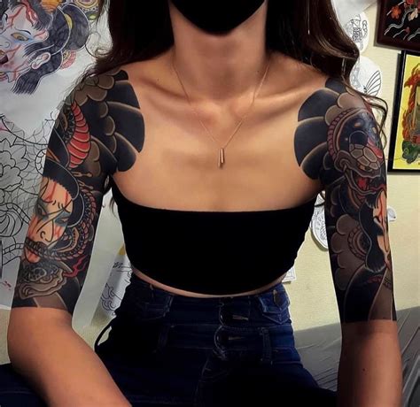 Japanese Ink On Instagram “beautiful Traditional Japanese Tattoo Sleeves By  Traditional