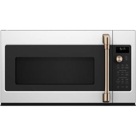 GE Appliances Cafe 1 7 Cu Ft Convection Over The Range Microwave