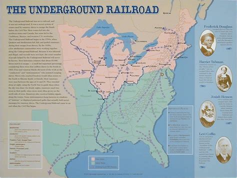 The Underground Railroad Map Poster By Knoweldge Unlimited The Black
