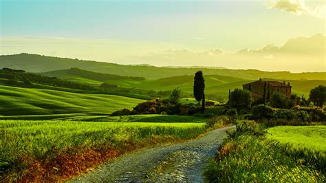 Download Wallpaper 1920x1080 Italy Tuscany Beautiful Landscape