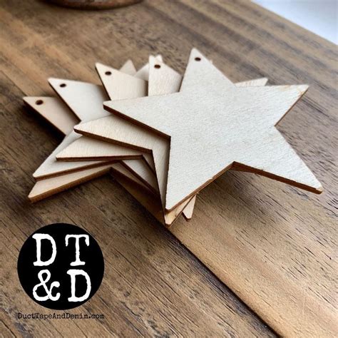 Wood Star Ornament 1 3 Inch In 2021 Wooden Christmas Crafts