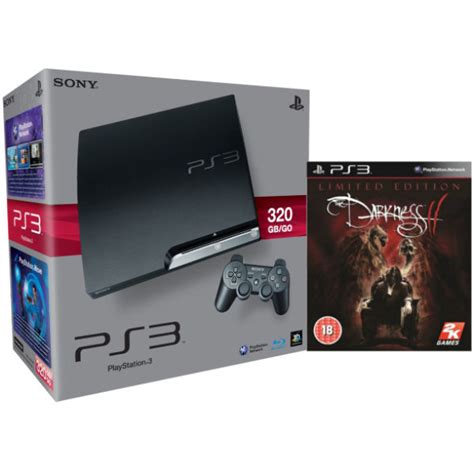 Playstation 3 Ps3 Slim 320gb Console Bundle Includes The Darkness Ii