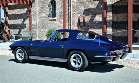 Garaged 1963 Split Window Corvette Match Midnight Blue Fully Restored