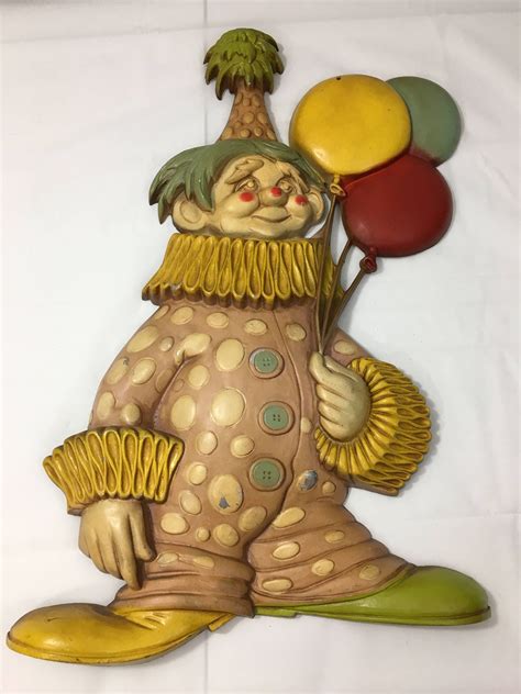 Vintage 1967 Sexton 20 Diecast Metal Clown With Balloons Etsy