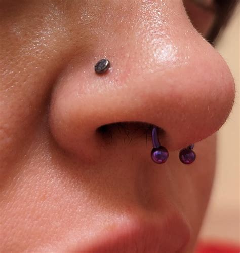 nostril piercing bump almost healed r piercing