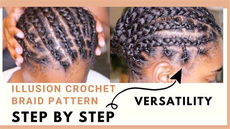 Individual Illusion Crochet Braid Patterndetailed Step By Step