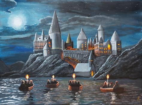 Hogwarts Hogwarts Painting Harry Potter Painting Harry Potter Castle