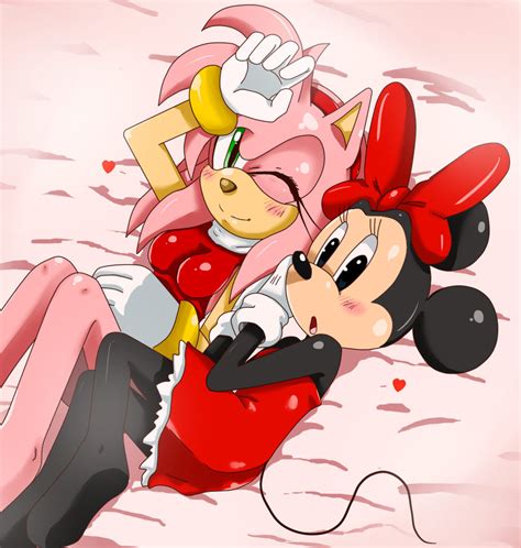 Amy And Minnie Sonic The Hedgehog Fan Art 28834178
