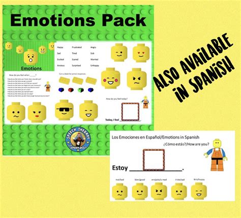 Emotions With Legoblock Faces I Feel Visuals Emotion Words