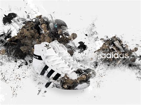 Wallpaper Adidas Sepatu Kets Bergaya Merek 1600x1200 Wallpaperup