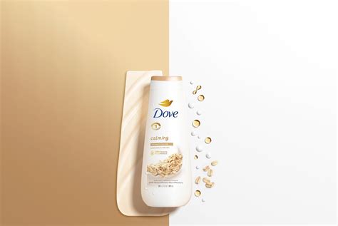Dove Calming With Oatmeal And Rice Milk Body Wash Dove