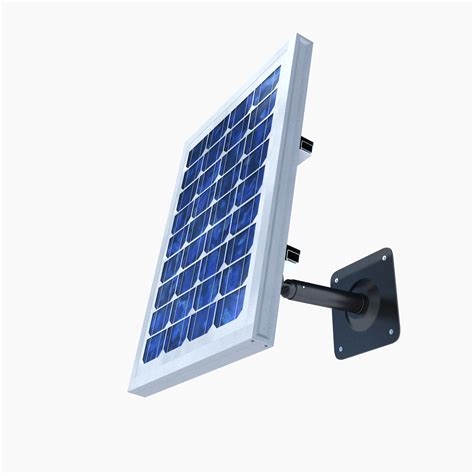 Wall Mount Solar Panel High Detaile By Cerebrate 3docean