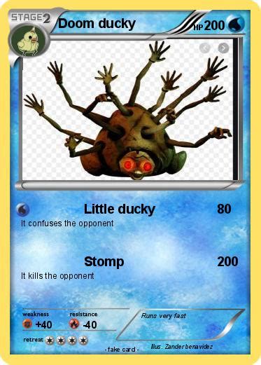 Pokémon Doom Ducky Little Ducky My Pokemon Card