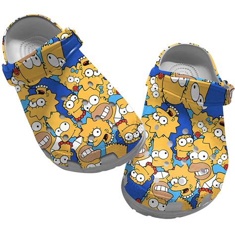 Movie Clog Shoes The Simpsons Crocss The Simpsons Clog Shoes Unisex Sitcom Crocss Movie