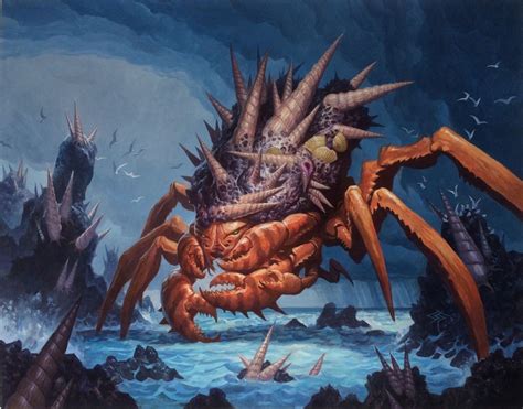 Mtgnexus Ancient Crab Art By Steve Prescott