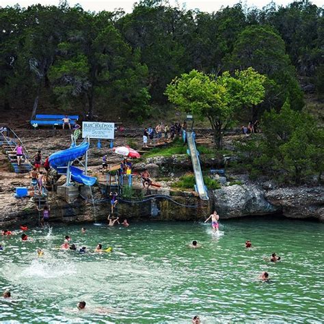 The Blue Hole Pool At Turner Falls In Oklahoma On Wednesday