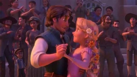 Tangled Rapunzel Flynn Rider Kingdom Dance Official Disney Movie Clip [3d] Youtube