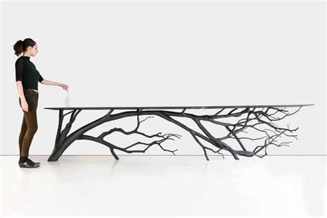 Bilbao Console Is A Tree Branch Table Infused With The Essence Of