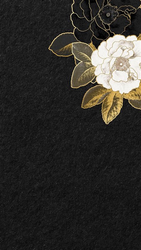 Black Rose Gold Iphone Wallpaper Images Free Photos Png Stickers