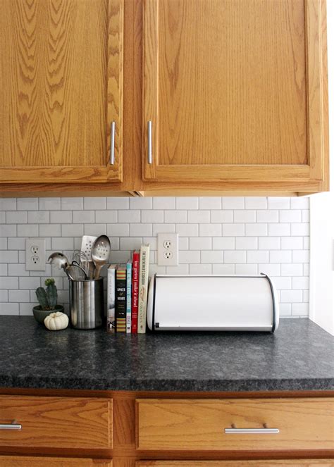 Maybe you would like to learn more about one of these? New Peel and Stick Subway Tile Backsplash — Tag & Tibby Design